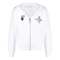 Off-White SS21 Logo Printing Zipper White OMBE001R21FLE0040110