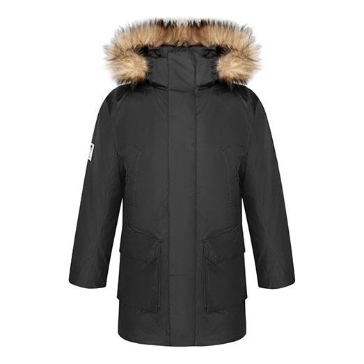 New Balance Long Down Parka Asia Sizing 'Black' NP848051-BK