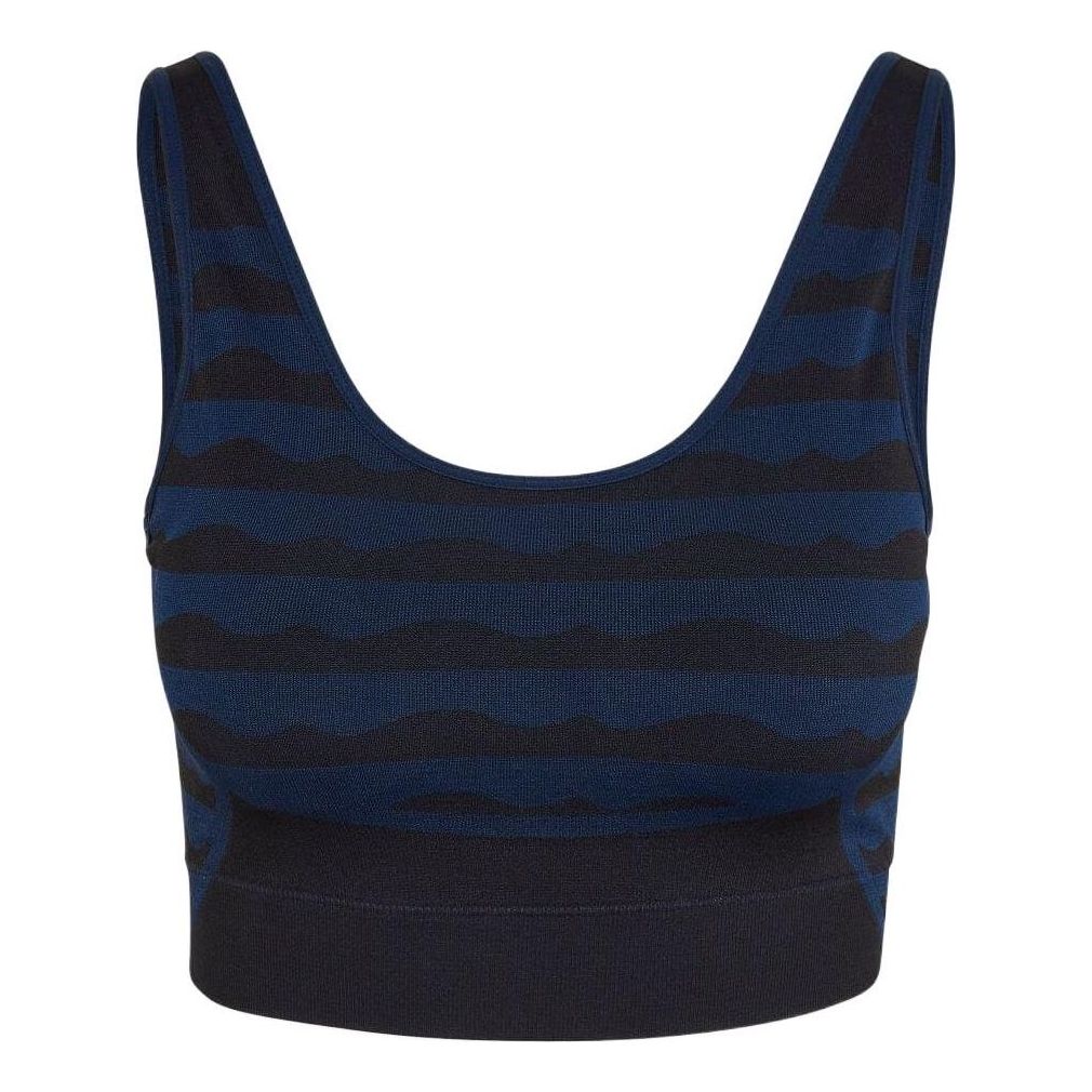 (WMNS) adidas x Marimekko Light-Support AEROKNIT Bra Asia Sizing 'Blue' HH7322