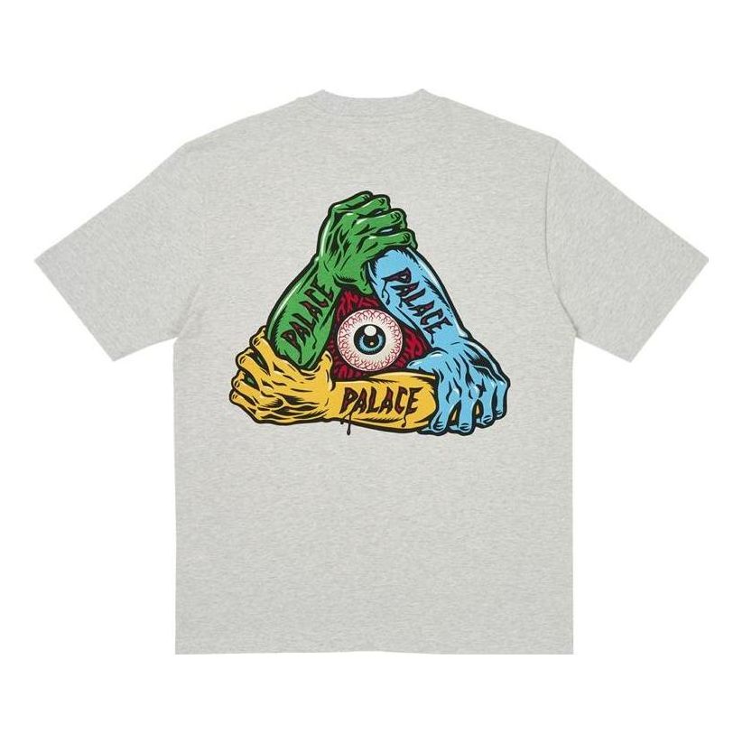 Palace Arms T-Shirt 'Grey Marl' P25TS121