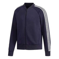 adidas Comm Bomb 3s Sports Stylish Knit Jacket Dark Blue DW4673