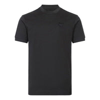 Men's PRADA Logo Round Neck Short Sleeve Gray UJN452-XGS-F0170-S-181