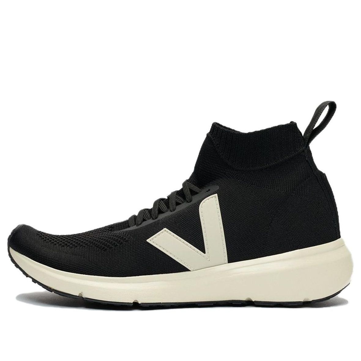 Veja Runner Mid V-Knit x Rick Owens 'Black Pierre' OT102458