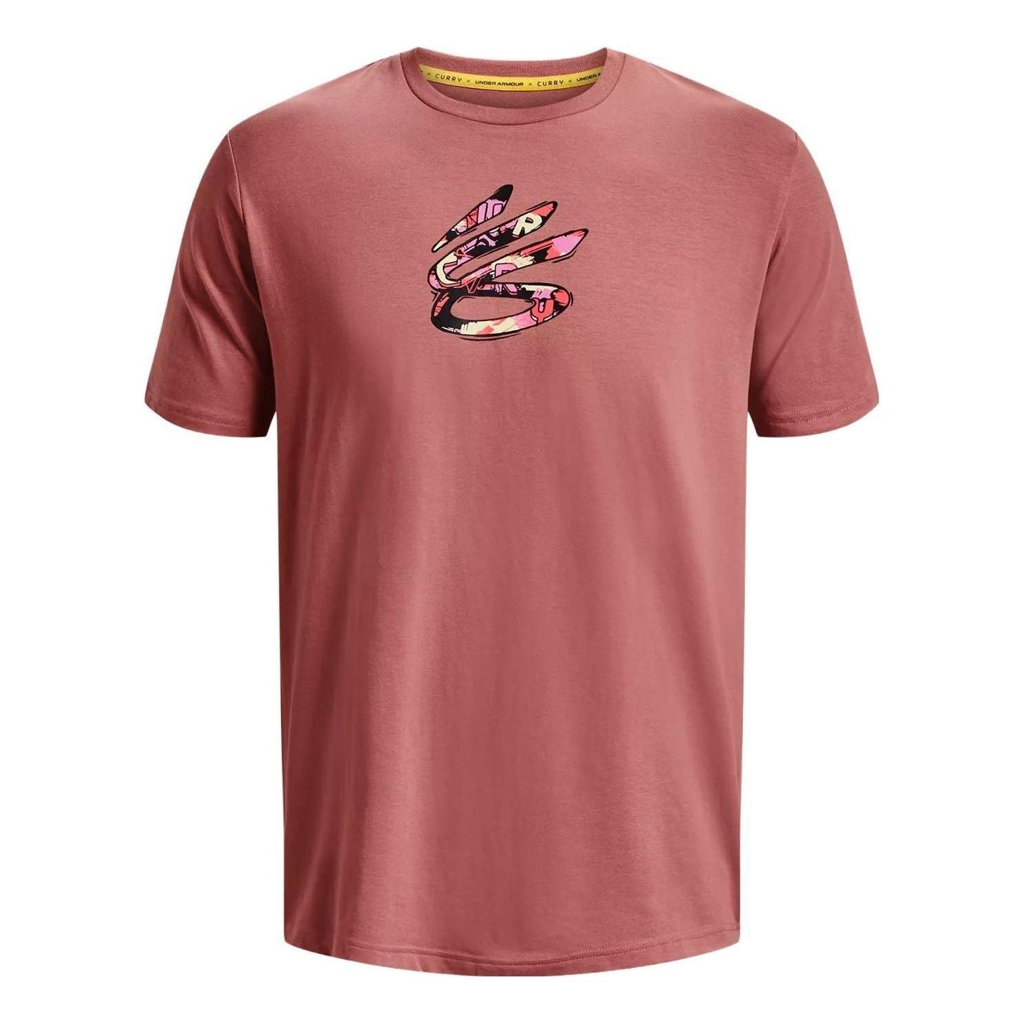 Under Armour Curry Comic Fill Short Sleeve T-shirt 'Red Fusion' 1376806-604