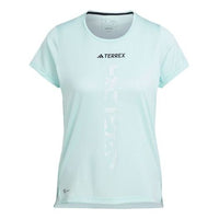 (WMNS) adidas Terrex Agravic Trail Running Tee 'Light Aqua' HZ6260