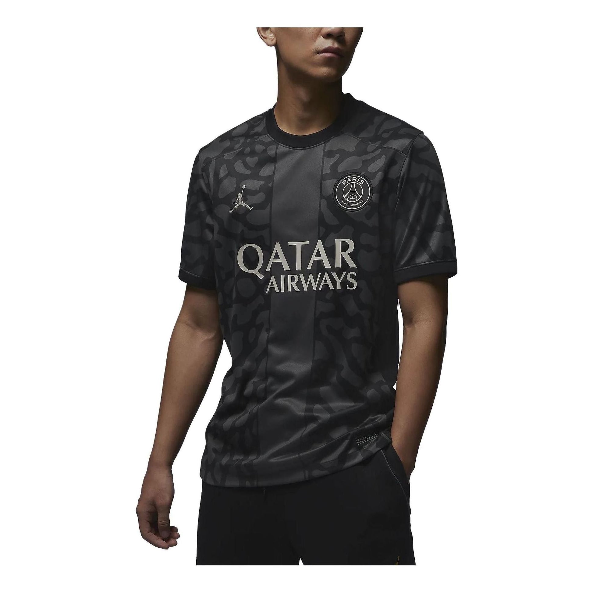 Air Jordan x Paris Saint-Germain PSG 23/24 Stadium Third Jersey 'Black' DX9823-069
