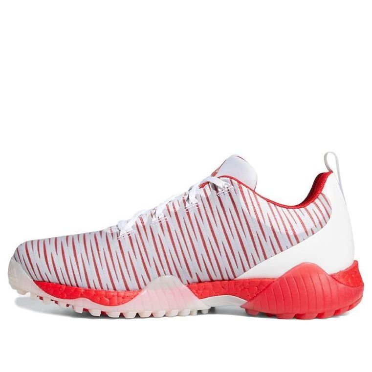 adidas Codechaos Golf Shoes White/Red FU7493