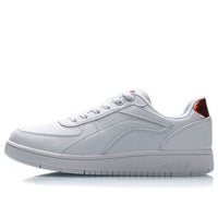 (WMNS) Li-Ning Classic Skateboarding Low 'White Refective Red' AGCP422-2