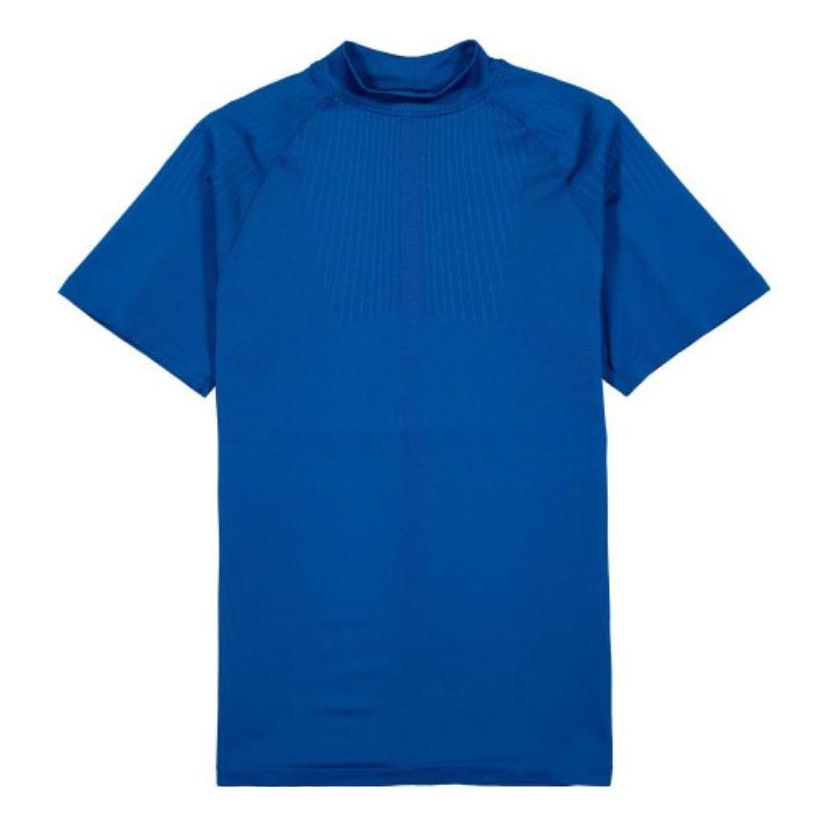 Men's Nike x MMW Crossover NRG Dri-FIT Solid Color Round Neck Short Sleeve Blue T-Shirt DD9436-409