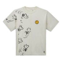 Converse x Peanuts Shapes T-Shirt Asia Sizing 'Beige' 10024380-A01