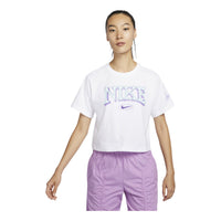 (WMNS) Nike Sportswear Graphic Oversized T-Shirt Asia Sizing 'White' FZ2856-100
