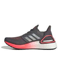 (GS) adidas Ultra Boost 20 J Grey/Red H67629