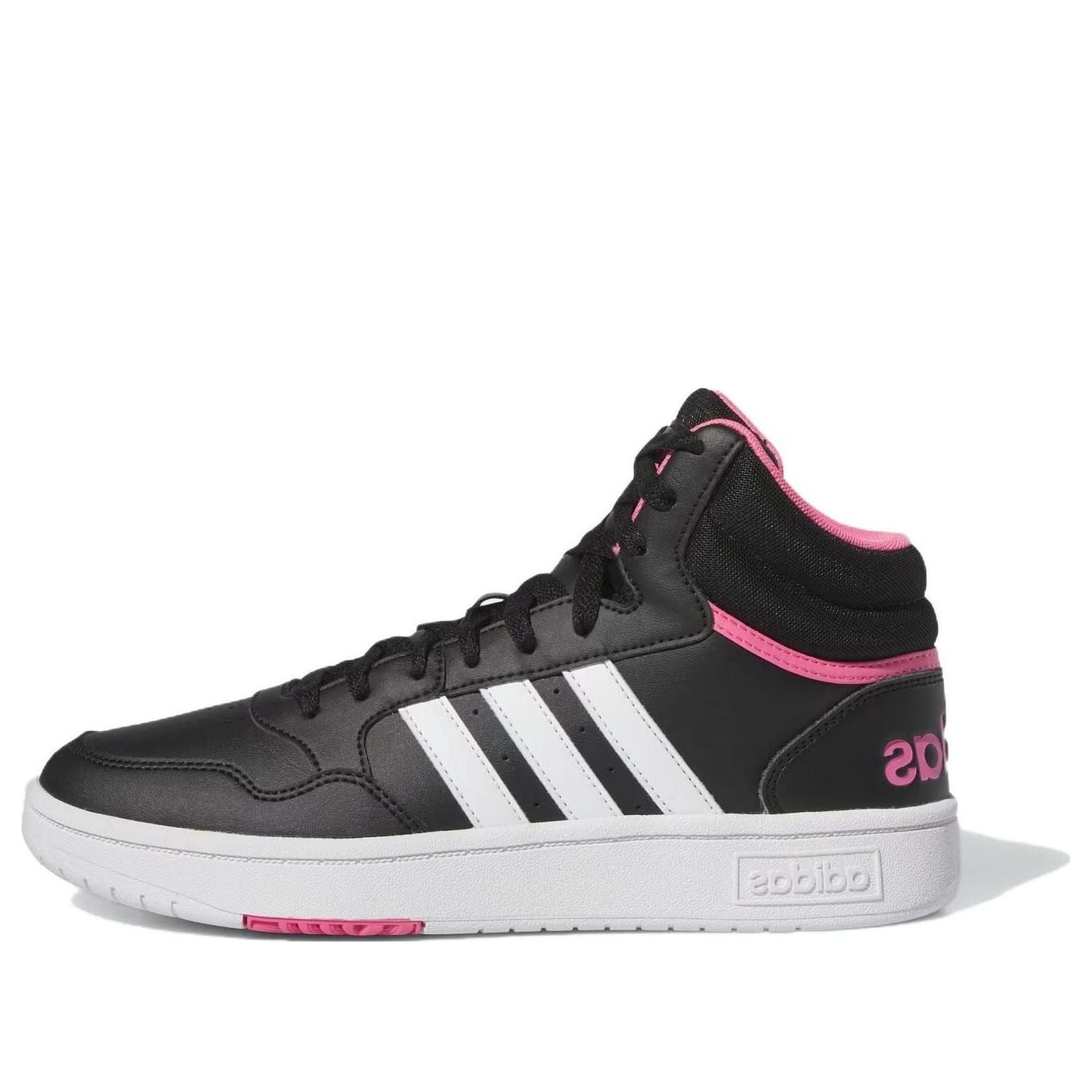 (WMNS) adidas Hoops 3.0 Mid 'Black Pink Fusion' IG7896