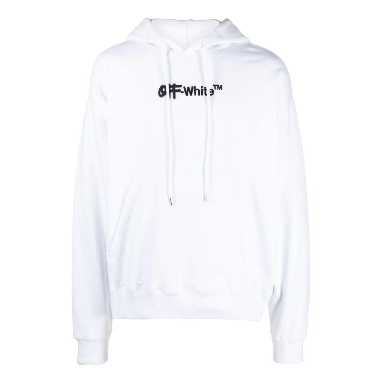 Men's Off-White Chest Alphabet Ordinary Version White Pullover OMBB085F22FLE00201100110