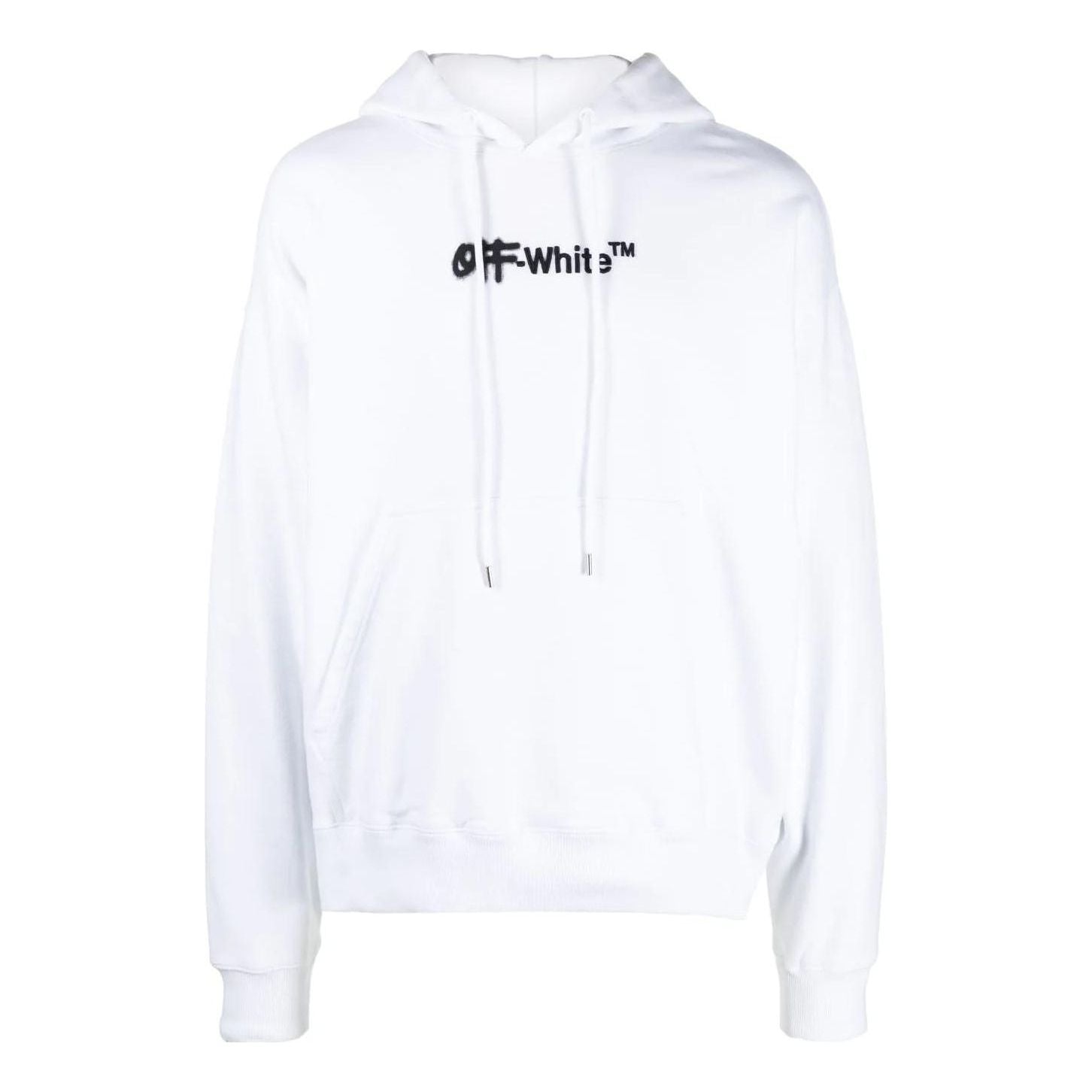Men's Off-White Chest Alphabet Ordinary Version White Pullover OMBB085F22FLE00201100110