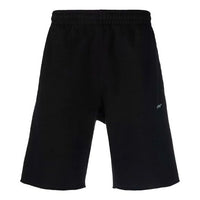 Off-White FW21 Logo Sports Shorts Version Black OMCI006F21FLE0071084