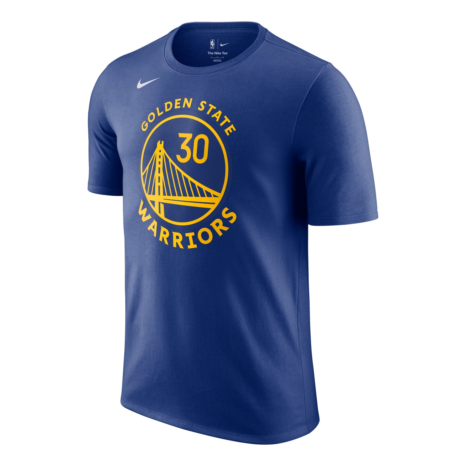 Nike x NBA Golden State Warriors T-shirt 'Blue' DR6374-496
