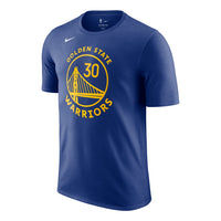 Nike x NBA Golden State Warriors T-shirt 'Blue' DR6374-496