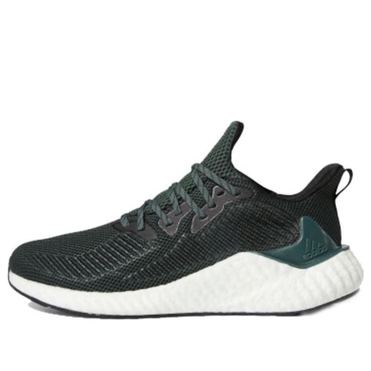 (WMNS) adidas ALPHABOOST WUJI Sneakers Black/White/Green EG6536