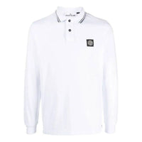 STONE ISLAND Logo Polo Shirt 'White' 79152SL18-A1001