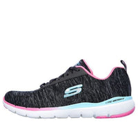 (WMNS) Skechers Flex Appeal 3.0 Low-Top Gray/Pink 149008-BKMT