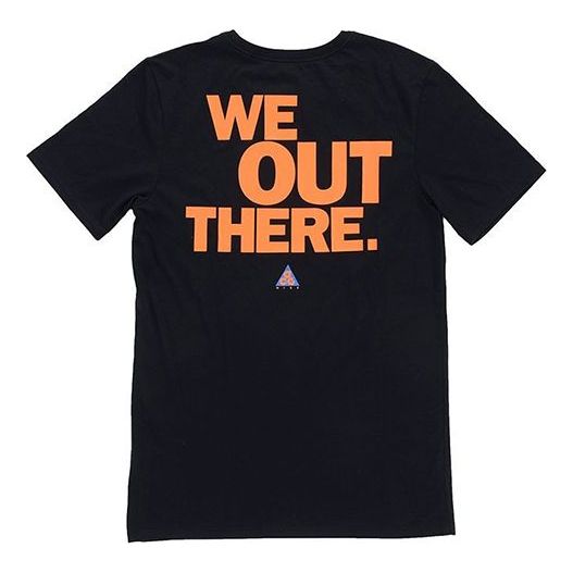 Nike ACG Back Printing Short Sleeve Black AQ3951-010