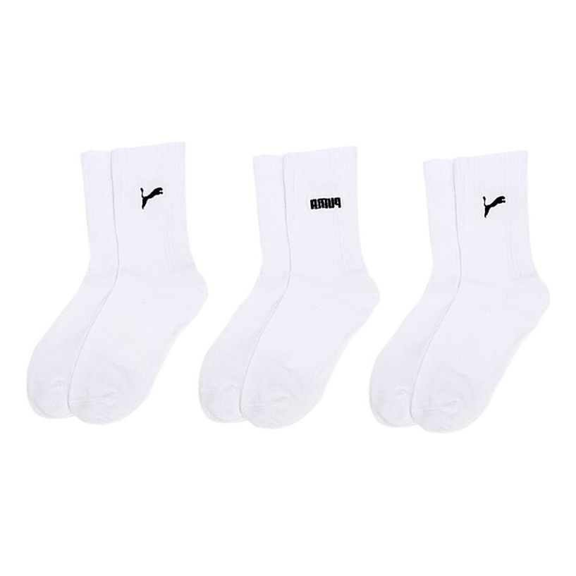 PUMA Sport Socks 3 Pack 'White Black' 935407-01
