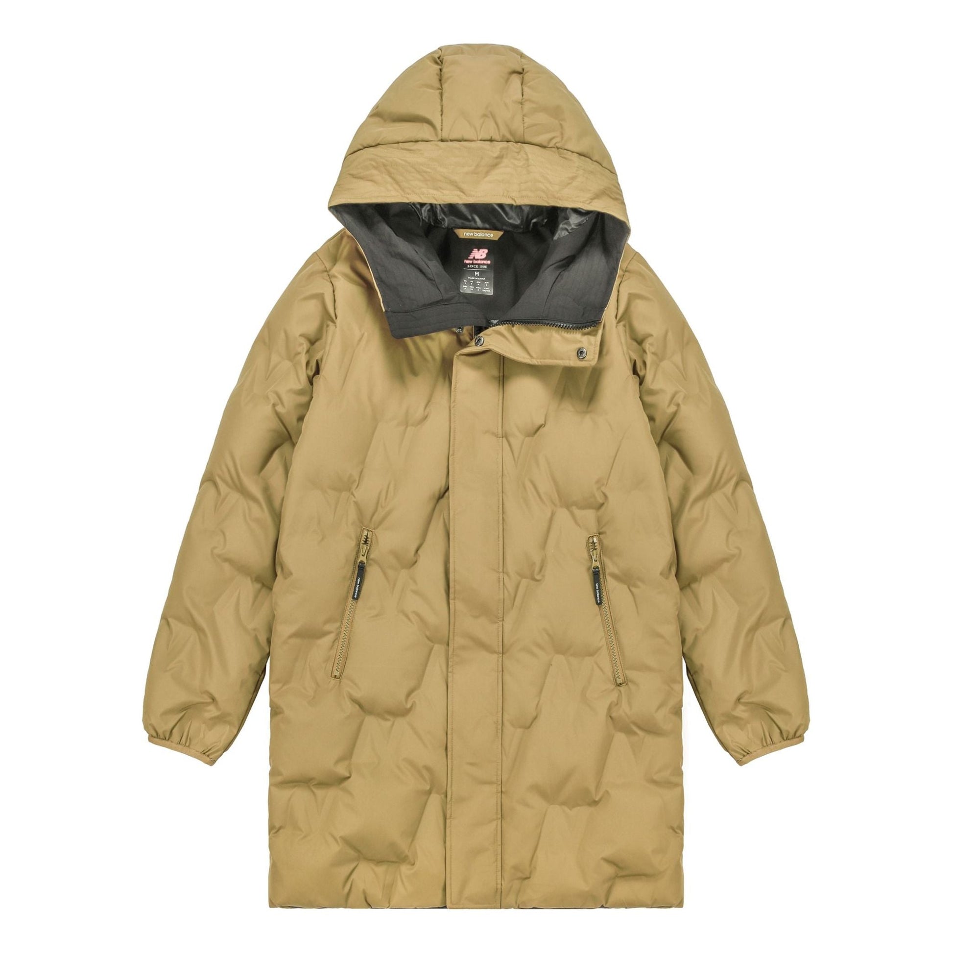 New Balance Long Down Jacket Asia Sizing 'Olive Green' AMJ14303-OV