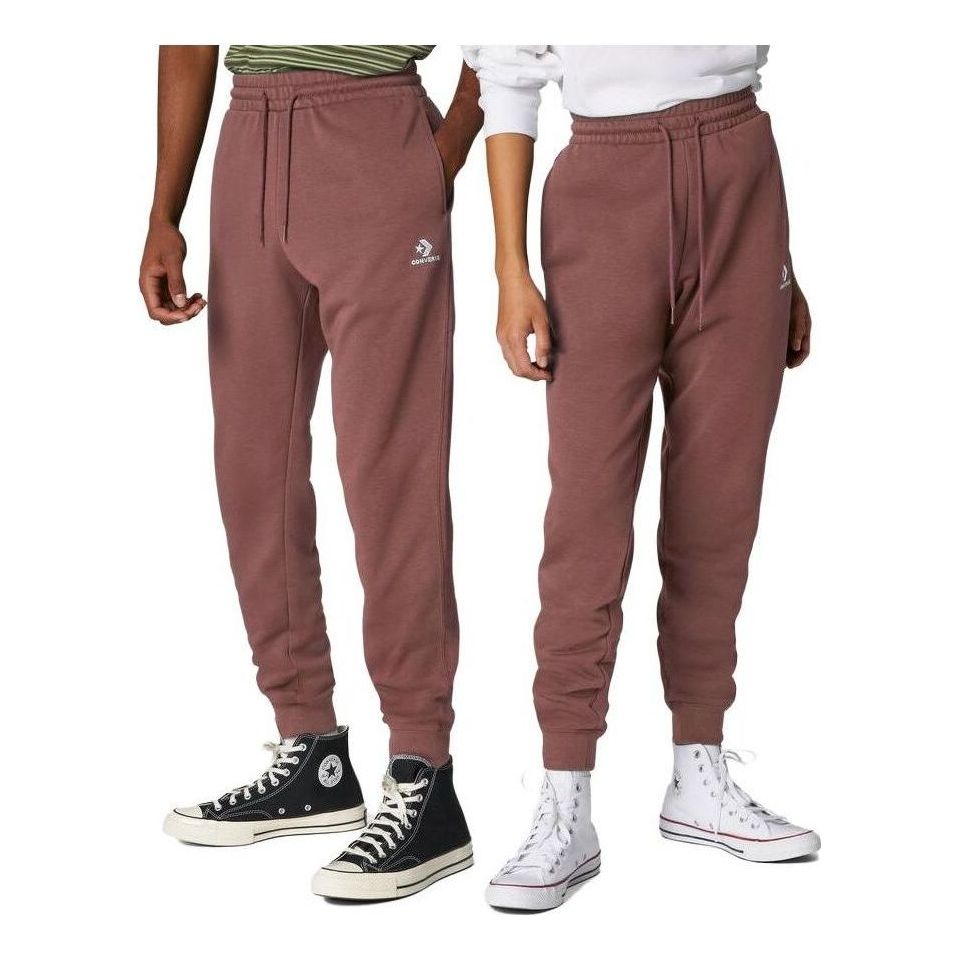 Converse Go-To Embroidered Star Chevron Standard Fit Sweatpants Asia Sizing 'Brown' 10023873-A07