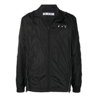 Off-White SS21 Logo Thin and light Jacket Version Black OMBD022S21FAB0011001