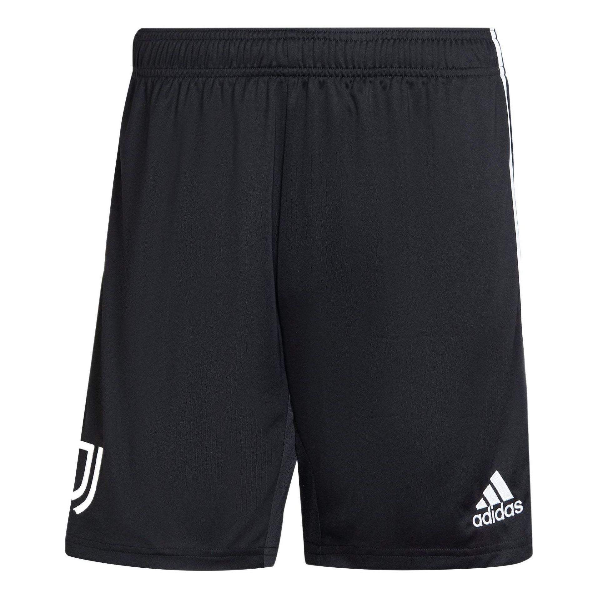 adidas Juventus 22/23 Away Shorts Asia Sizing 'Black White' H38895