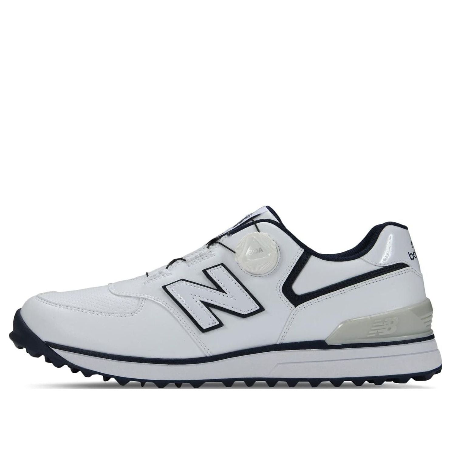 New Balance 574 Golf Shoes 'White Black Grey' UGBS574G