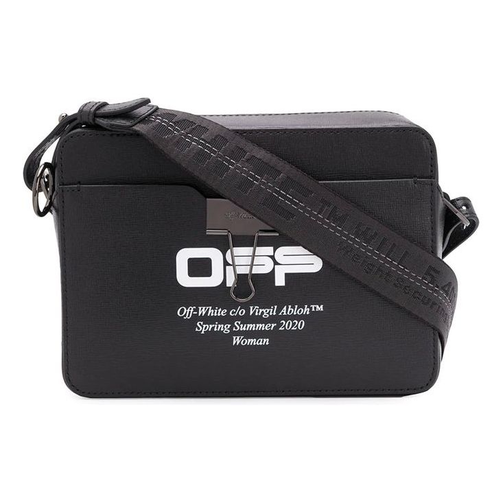 (WMNS) Off-White Off Camera shoulder bag Black OWNA088R204230731001