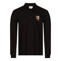 Men's Burberry Logo Detail Polo Shirt Black 80257581