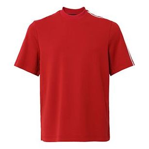 Men's Y-3 Round Neck Short Sleeve Red Y31D2T00240