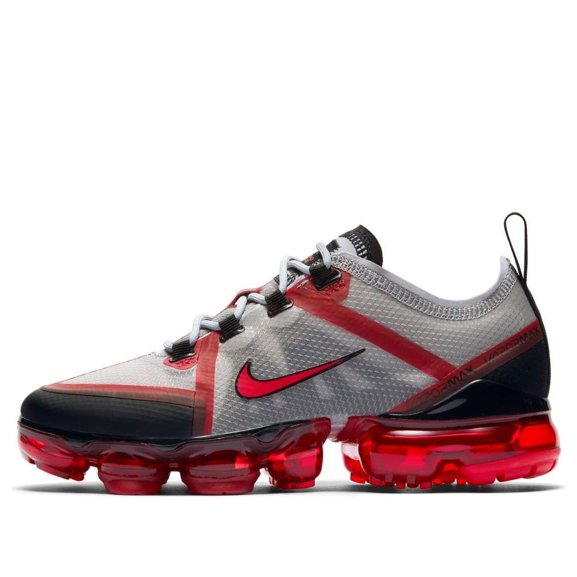 (GS) Nike Air VaporMax 2019 'Light Smoke Grey University Red' AJ2616-017