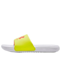 (GS) Under Armour Ansa Fixed Slides 'Yellow Ray White' 3023793-300