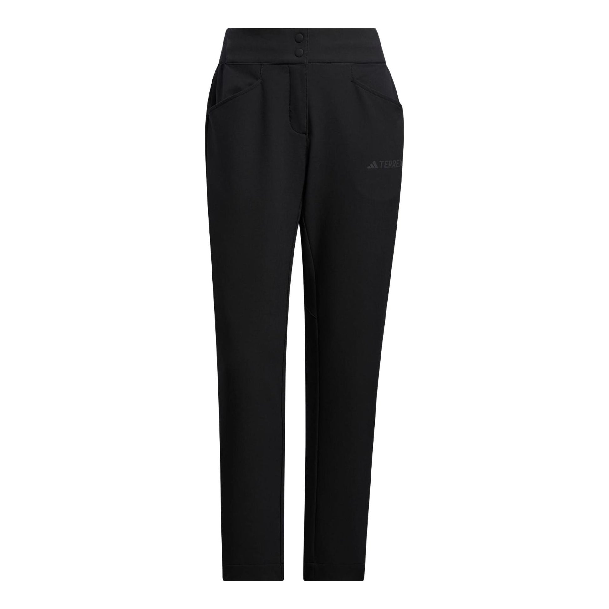 (WMNS) adidas Terrex Utilitas Soft Shell Outdoor Trousers 'Black' IC7987