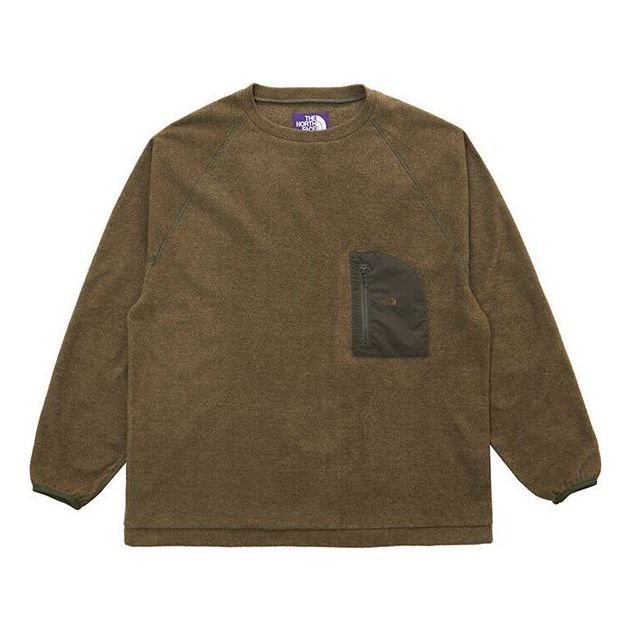 THE NORTH FACE PURPLE LABEL Pack Field Fleece Crew Men's Khaki NA6000N-KK