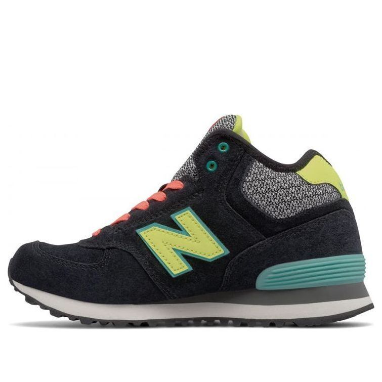 (WMNS) New Balance 574 Mid-Cut 'Black Orange Yellow' WH574WA