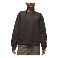 (WMNS) Air Jordan Brooklyn Fleece Crewneck Sweatshirt 'Brown' FN4491-220