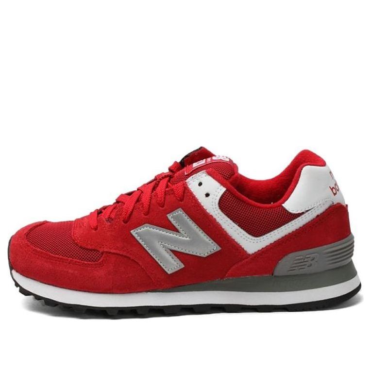 (WMNS) New Balance 574 Series Sneakers Red/Grey WL574SRG