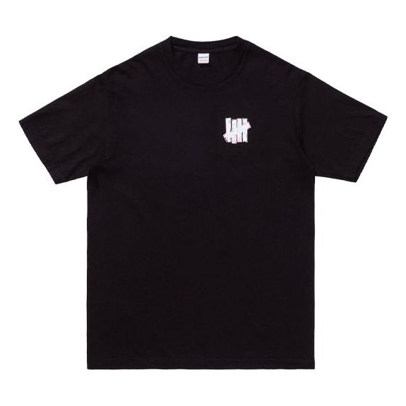 UNDEFEATED SOCCER S/S TEE Chest logo Back Applique Short-sleeve Tee Unisex Black 80105-BLACK