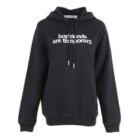 (WMNS) Off-White Alphabet Slogan Hoodie Black OWBB035F20JER0041001