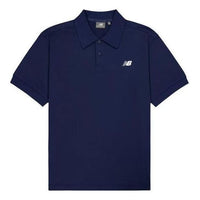 New Balance NB Logo Polo Shirt Asia Sizing 'Navy' NFE21011-NV