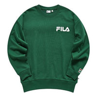 FILA FUSION Alphabet Logo Printing Sports Pullover Unisex Green T11U038205A-GN