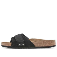 Birkenstock Oita Suede Leather Narrow Fit Sandals 'Black' 1024200