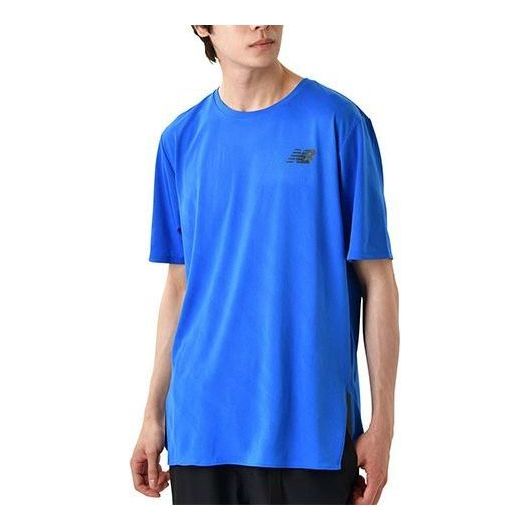 New Balance Q Speed Jacquard Short Sleeve T-shirt Asia Sizing 'Blue' MT23281-CO