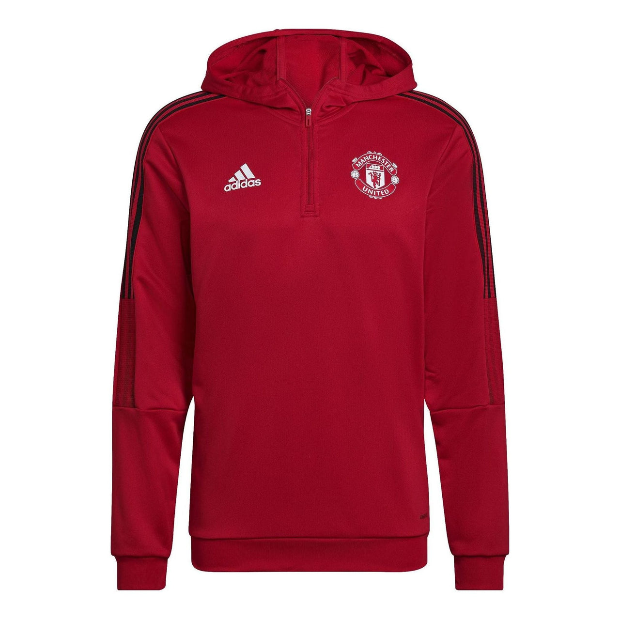 adidas Manchester United Tiro 21 Track Hoodie Asia Sizing 'Red' HC9751