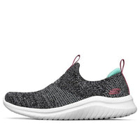 (WMNS) Skechers Ultra Flex 2.0 Running Shoes Black/White/Green 149181-BKW